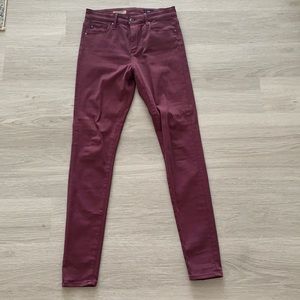 AG The Farrah Skinny Colored Jean